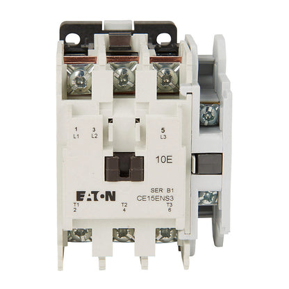 Cutler Hammer CE15ENS3BB Contactor 3 pole 3 phase 600V 25A 220V coil