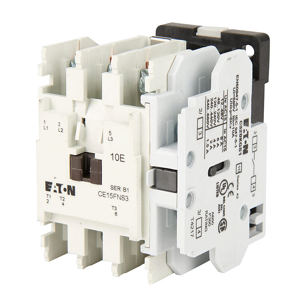 Cutler Hammer CE15FNS3AB Contactor | 3P 3PH 600V 32A 110V Coil Freedom Series