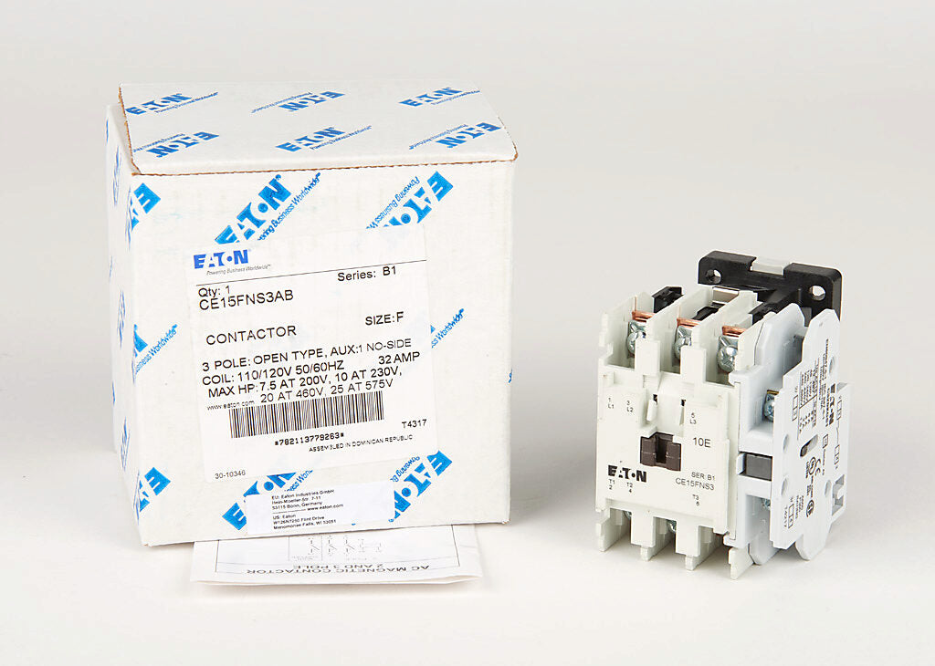 Cutler Hammer CE15FNS3AB Contactor | 3P 3PH 600V 32A 110V Coil Freedom Series