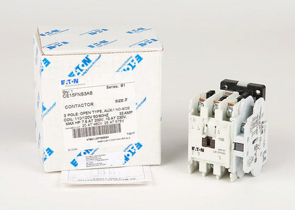 Cutler Hammer CE15FNS3AB Contactor | 3P 3PH 600V 32A 110V Coil Freedom Series