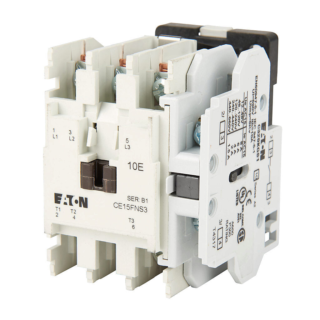 Cutler Hammer CE15FNS3BB Contactor | 3P 3Ph 600V 32A 220V Coil Non-Reversing