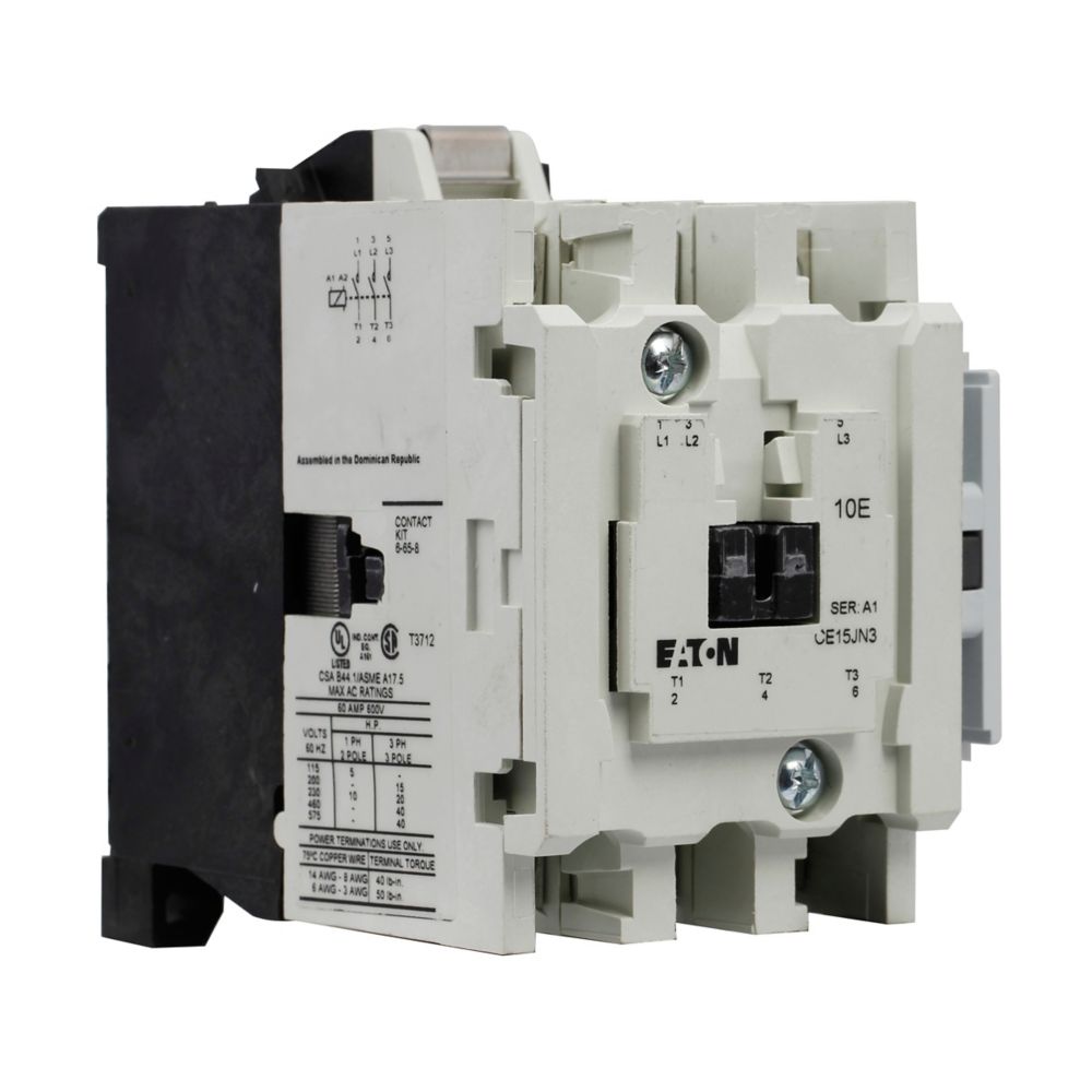 Cutler Hammer CE15KN3AB Contactor | 3P 3PH 600V 73A 110V Coil Non-Reversing