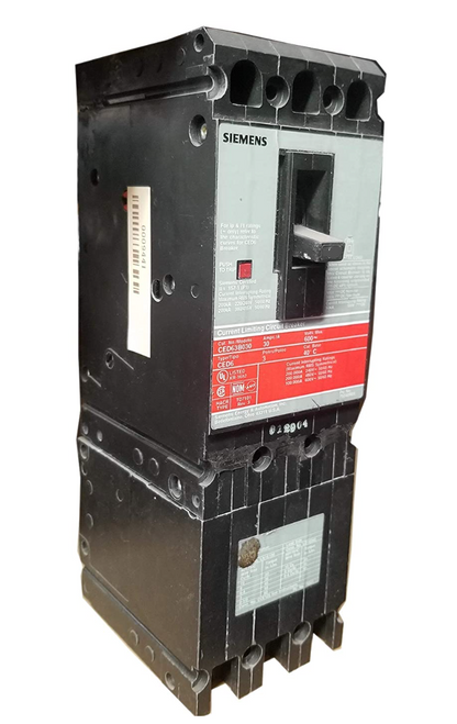 CED63A030 - SIemens Bolt-On 30 Amp 3 Pole Circuit Breaker - Essential Electric Supply
