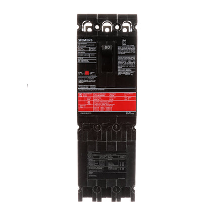 Siemens CED63B080 Molded Case Circuit Breaker | 600V 80A 3P 200kA@480V Bolt-On Sentron Series
