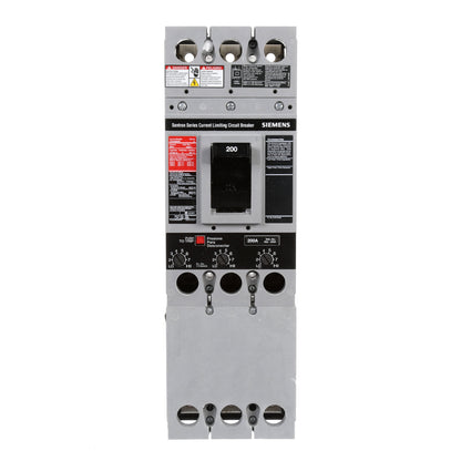 Siemens CFD63B200 Molded Case Circuit Breaker | 600V 200A 3P 200kA@480V Bolt-On Sentron Series