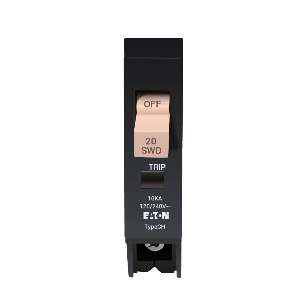 Eaton CH120 Circuit Breaker | 120V 20A 1P 10kA@120V Plug-In CH Series
