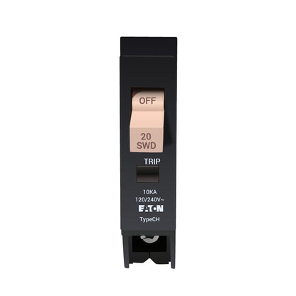 Westinghouse CHF120 Circuit Breaker | 240V 20A 1P 10kA@120V Plug-In CH Series