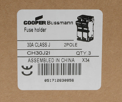 Bussmann CH30J2I Fuse Block 600V 30A CH Series