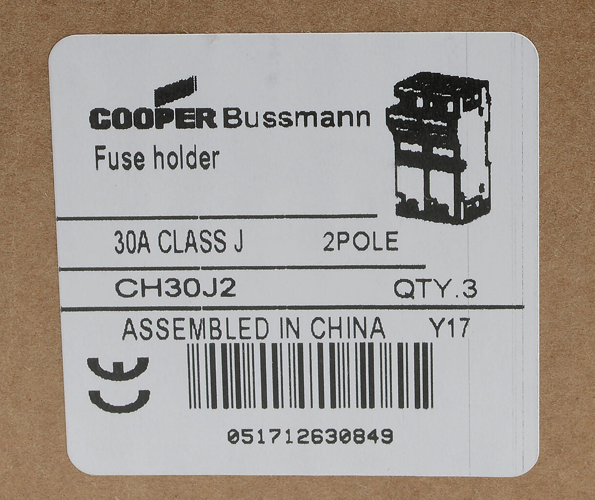 Bussmann CH30J2 Fuse Block | 30A CH Series