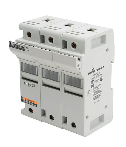 Bussmann CH30J3 Fuse Block | 600V 30A CH Series