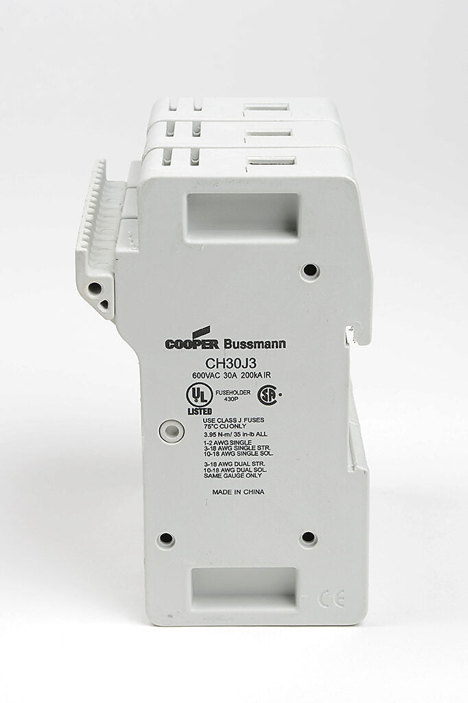 Bussmann CH30J3 Fuse Block | 600V 30A CH Series