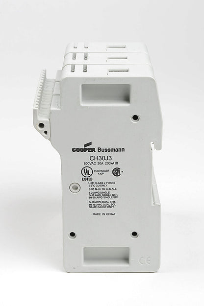 Bussmann CH30J3 Fuse Block | 600V 30A CH Series