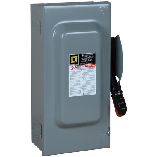 Square D CH362 Disconnect Switch | 600V 60A 3P Fusible Series F