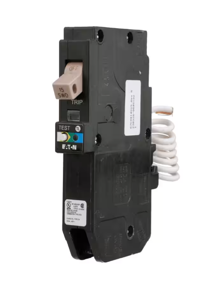 CHFN115A1CS - Cutler Hammer Plug-In 120/240VACV 15A 1 pole circuit breaker 10kAIC@120V - Essential Electric Supply