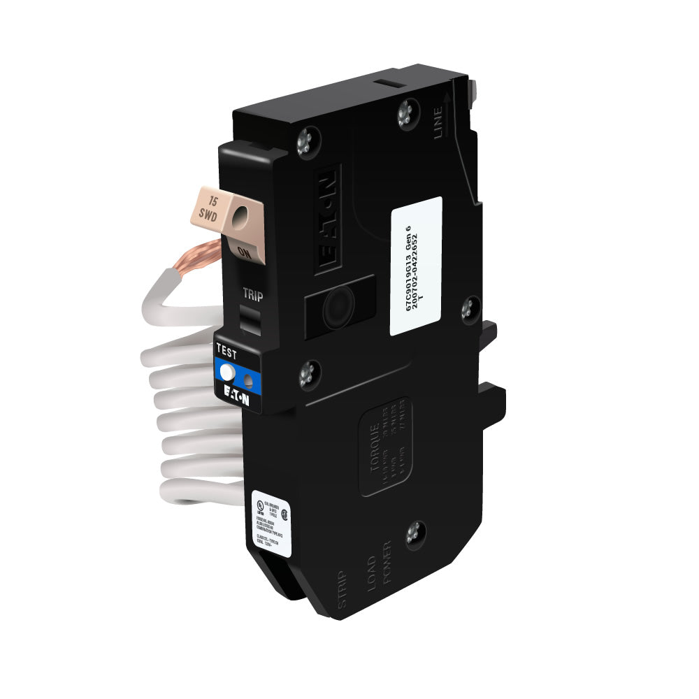 Eaton CHFN115DF Circuit Breaker | 145V 15A 1P 10kA@120V Plug-In CHFN