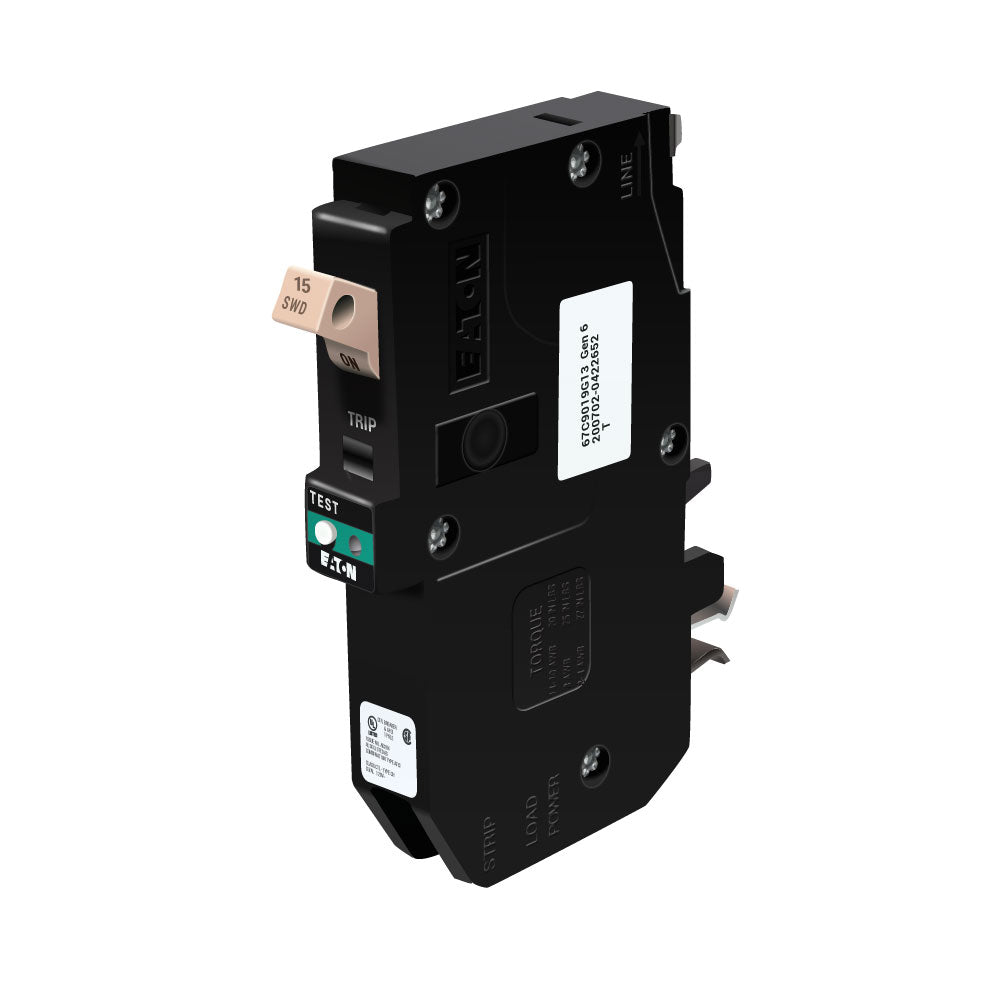 Cutler Hammer CHFP115AF Circuit Breaker | 120V 15A 1P 10kA@120V Plug-In CH Series