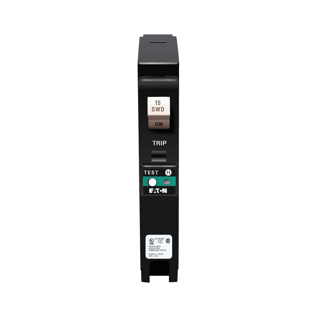 Cutler Hammer CHFP115AF Circuit Breaker | 120V 15A 1P 10kA@120V Plug-In CH Series