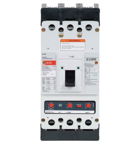Cutler Hammer CHKD3400 Circuit Breaker | 600V 400A 3P 65kA@480V Feed-Thru Series C