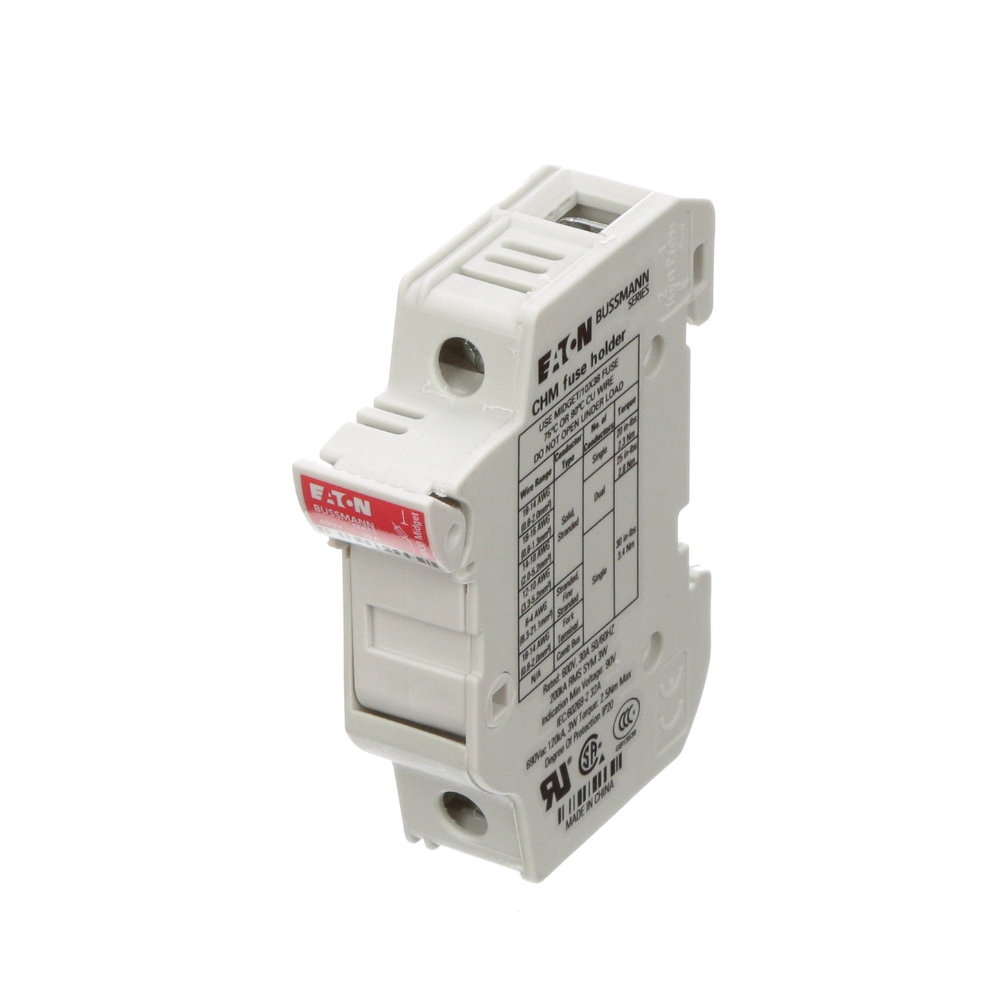 Cooper Bussmann, Bussmann, Eaton CHM1DU Fuse | CH Series CHM