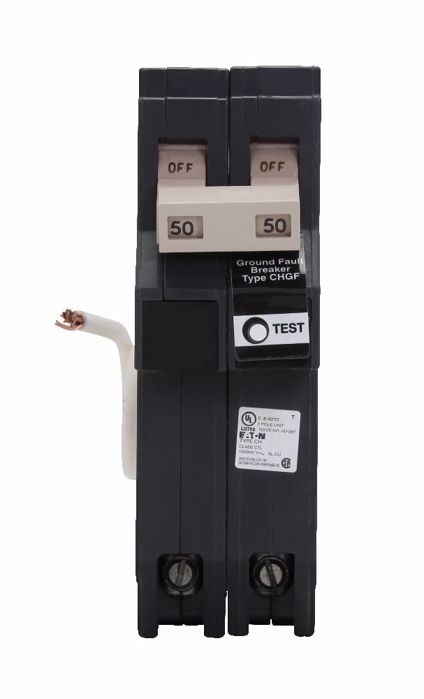 CHN245GF - Eaton, Cutler Hammer Plug-In 240V 45A 2 pole circuit breaker 10kA@240V - Essential Electric Supply