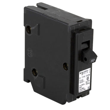 CHOM150 - Schneider Electric Plug-In 50 Amp 1 Pole Circuit Breaker - Essential Electric Supply