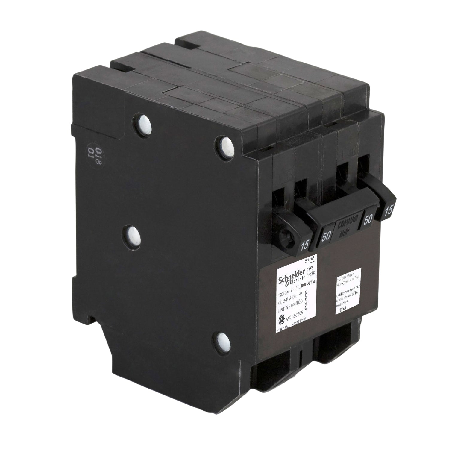 CHOMT1515250 - Schneider Electric Plug-In 240V 50A 4 pole circuit breaker 10kA@240V - Essential Electric Supply