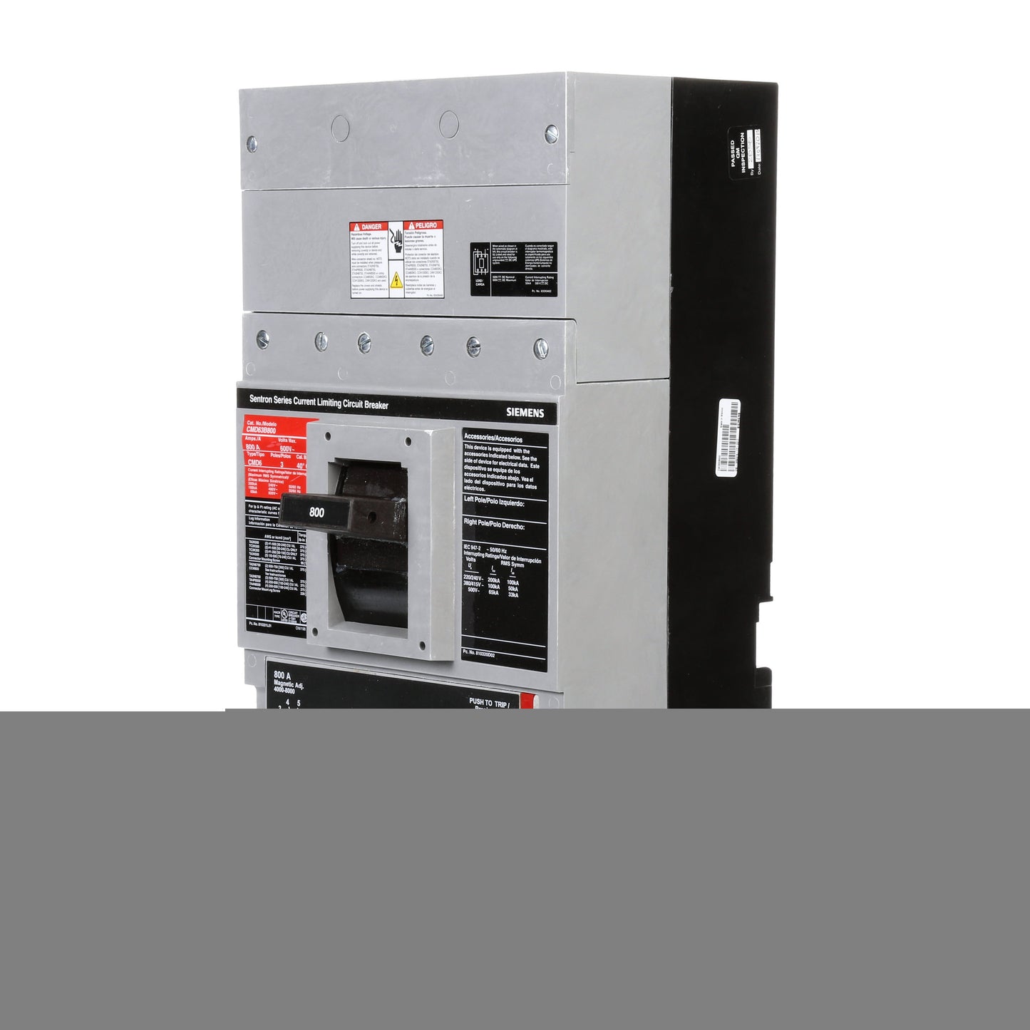Siemens CMD63B800 Circuit Breaker | Sentron Series CMD 600V 800A