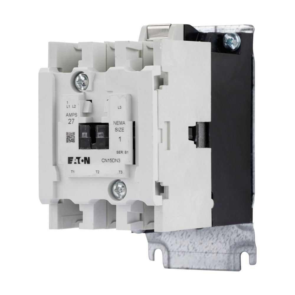 Cutler Hammer CN15DN3BB Contactor 3 pole 3 phase 600V 27A 220V coil Freedom Series