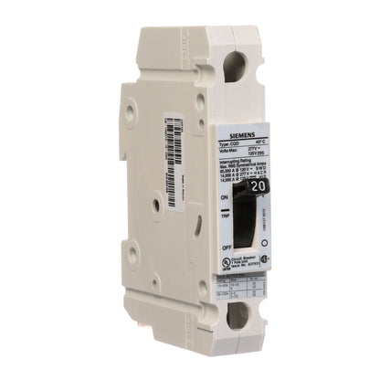 Siemens CQD120 Circuit Breaker | 277V 20A 1P 14kA@277V Feed-Thru CQD Series