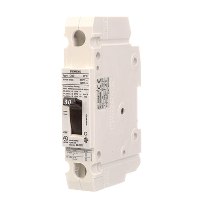 Siemens CQD130 Circuit Breaker | 277V 30A 1 Pole 14kA@277V Feed-Thru CQD Series