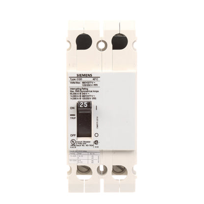 Siemens CQD225 Circuit Breaker | CQD Series CQD 480V 25A