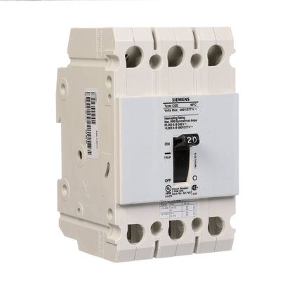 Siemens CQD320 Circuit Breaker | 480V 20A 3P 14kA@480V Feed-Thru CQD Series