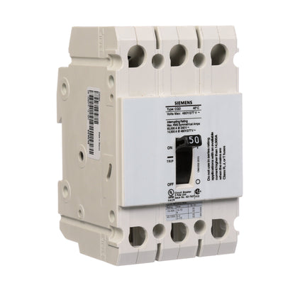 Siemens CQD350 Circuit Breaker | 480V 50A 3P 14kA@480V Feed-Thru CQD Series