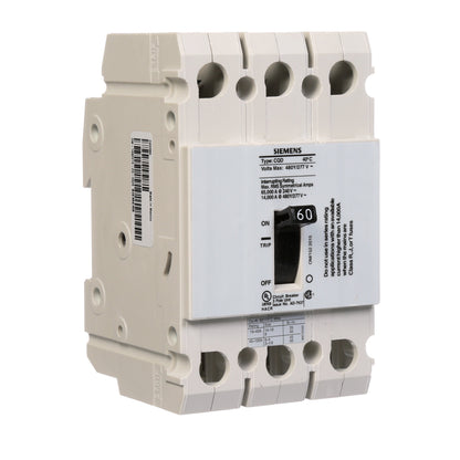 Siemens CQD360 Circuit Breaker | 480V 60A 3P 14kA@480V Feed-Thru CQD Series