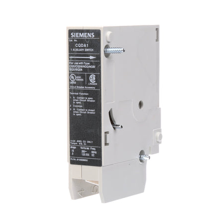 Siemens CQDA1 Circuit Breaker Auxiliary 1A/1B Sentron Series