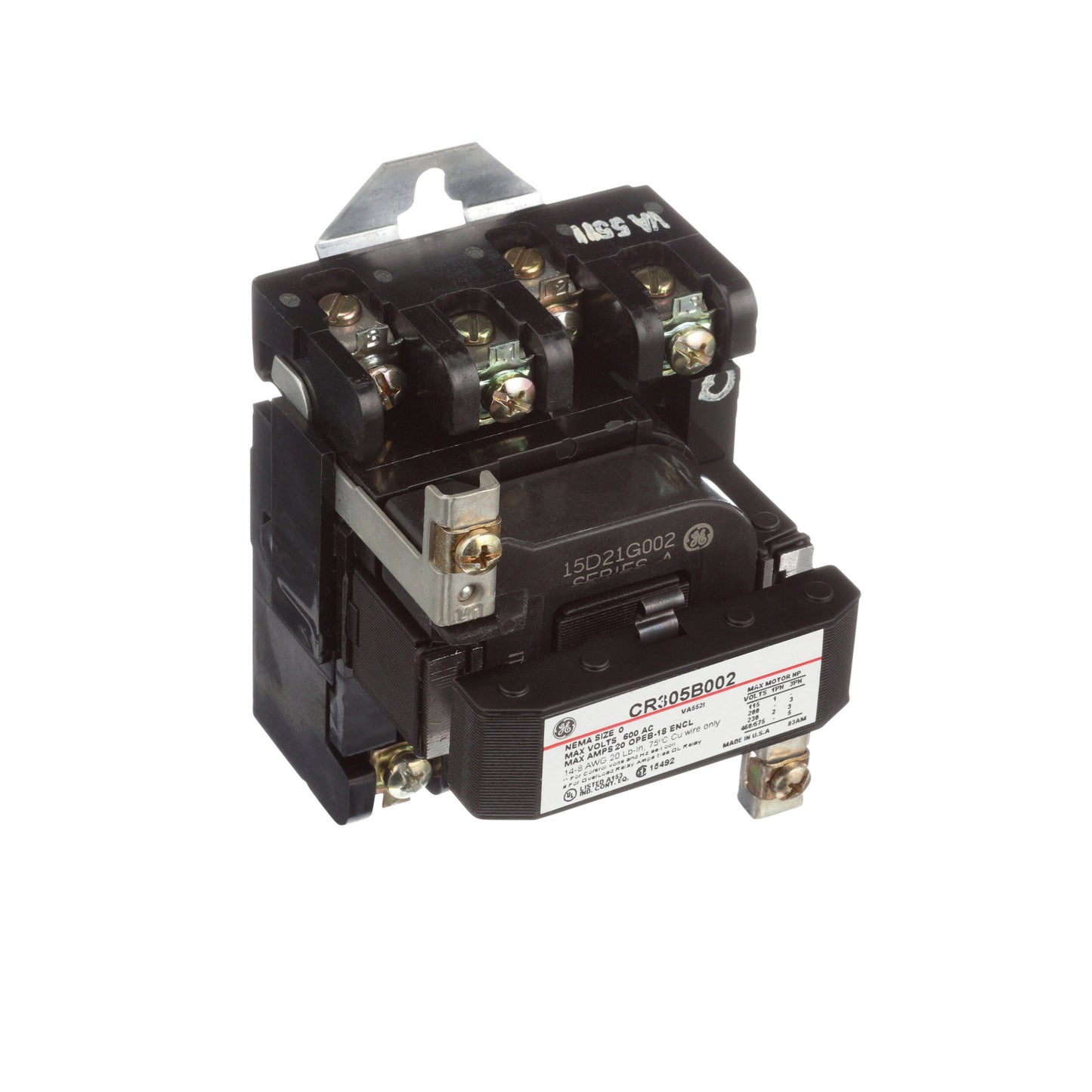 General Electric CR305B002 Contactor | 3P 3PH 600V 20A 115V 300-Line