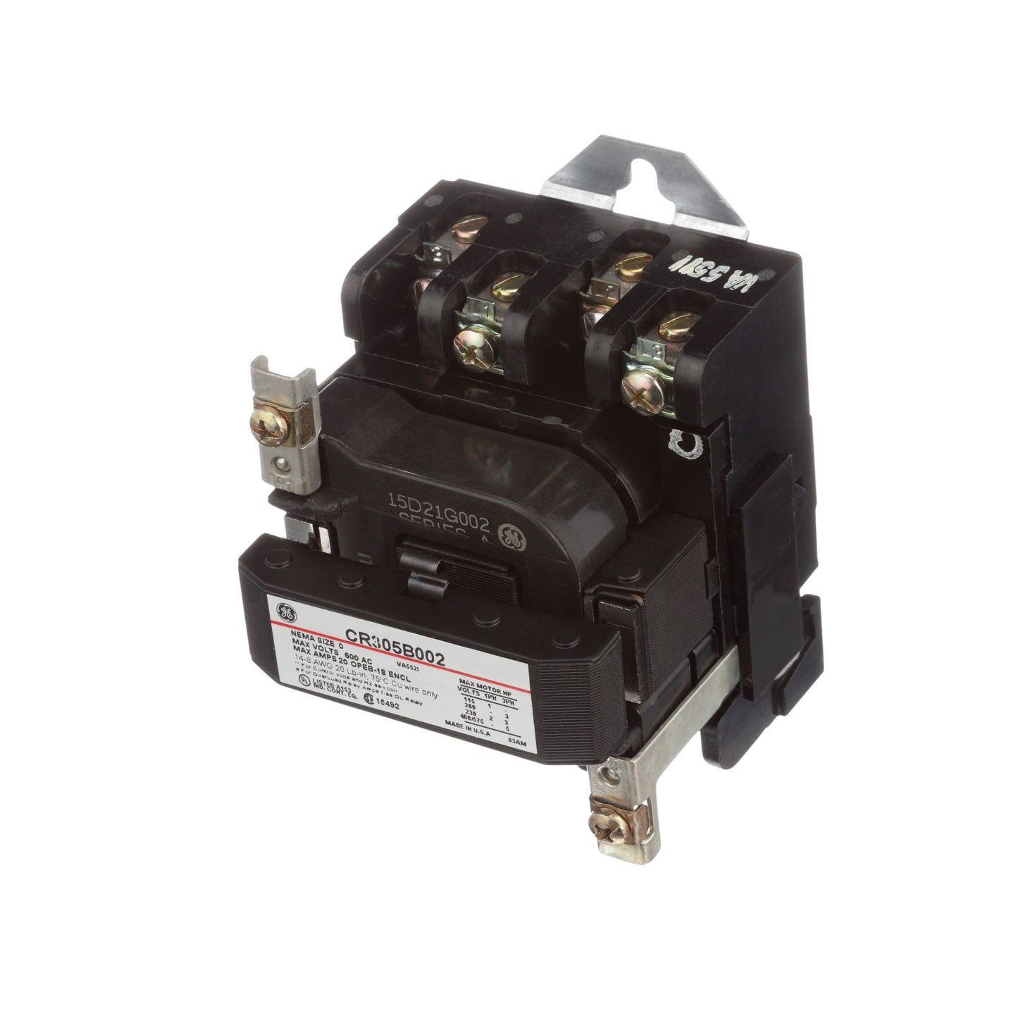 General Electric CR305B002 Contactor | 3P 3PH 600V 20A 115V 300-Line