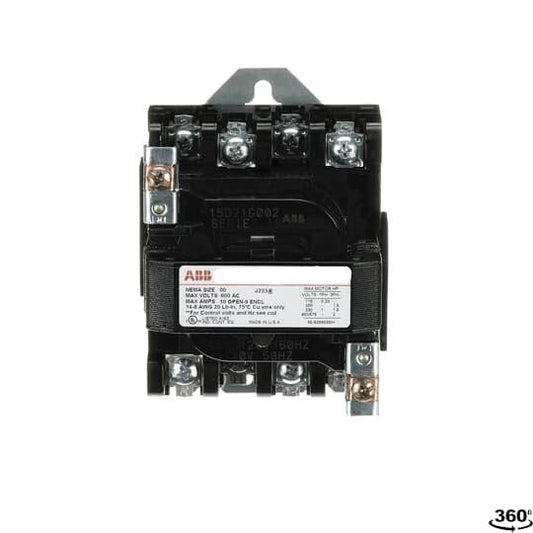 CR305B004 General Electric 300-Line Contactor 3 pole 3 phase 600V 20A 460V coil - Essential Electric Supply