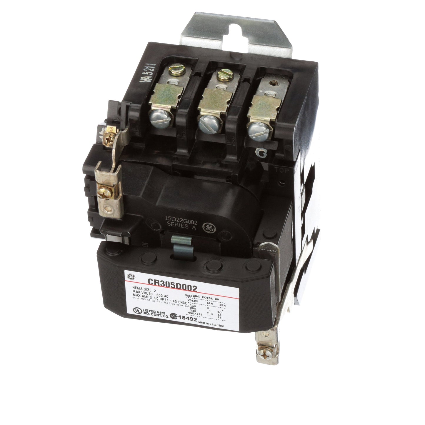 General Electric CR305D002 Contactor | 3P 3PH 600V 50A 115V 300-Line