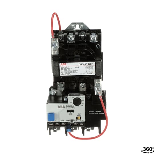 CR306CXH002 General Electric 300-Line Motor Starter 3 pole 3 phase 600V 27A 115V coil - Essential Electric Supply