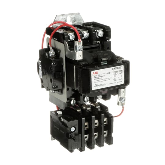 CR306D024 General Electric 300-Line Motor Starter 3 pole 3 phase 600V 45A 24V coil - Essential Electric Supply