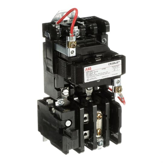CR306J002 General Electric 300-Line Motor Starter 2 pole 1 phase 600V 18A 115V coil - Essential Electric Supply