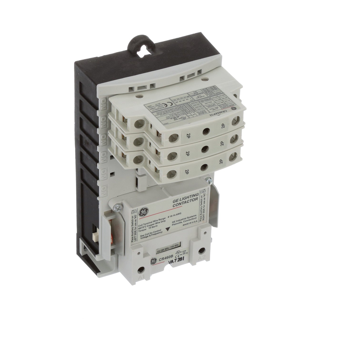 General Electric CR463L60AJA Contactor | 600V 3 phase 30A 6 pole 110V coil CR460 Series