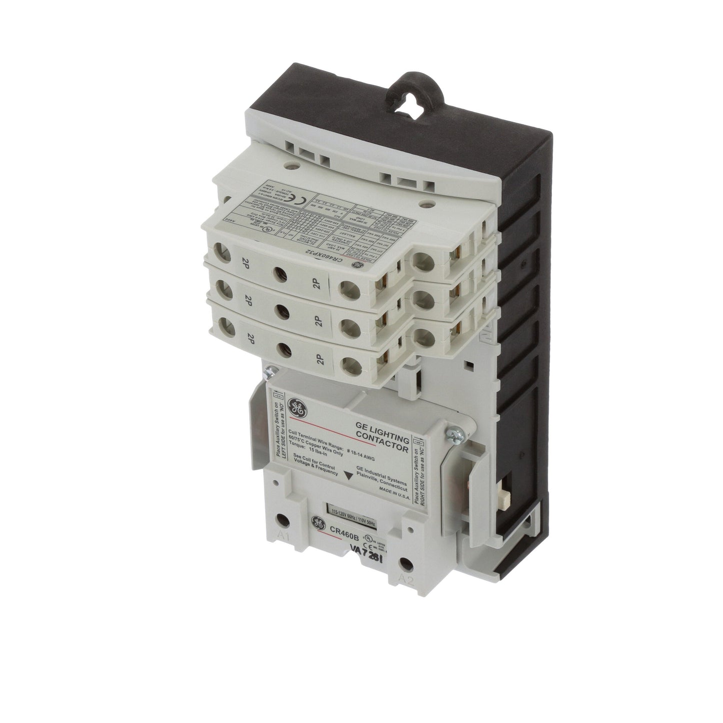 General Electric CR463L60AJA Contactor | 600V 3 phase 30A 6 pole 110V coil CR460 Series