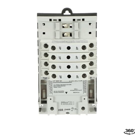 CR463L80ANA General Electric CR460 Series Contactor 8 pole 3 phase 600V 30A 240V coil - Essential Electric Supply