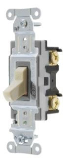 Hubbell CS115I Toggle Switch | 15A 120/277V AC Single Pole