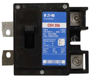 CSH2125N - Cutler Hammer Plug-In 125 Amp 2 Pole Circuit Breaker - Essential Electric Supply