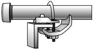 OZ/Gedney CTC1012 Cable Tray Clamp | 2-1/4 in L x 2-7/8 in W x 3-1/4 in H Tray-Bond(TM)