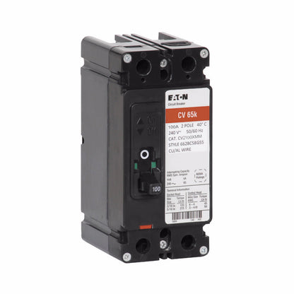 Cutler Hammer CVH2100XMM Circuit Breaker | 240V 100A 2P 100kA@240V CVH Series
