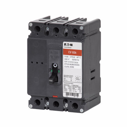 Cutler Hammer CVH3150X Circuit Breaker | 240V 150A 3P 100kA@240V Bolt-On CVH Series